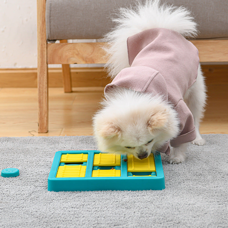 Rotating Interactive Educational Dog Toys Leaking Food Pet Slow