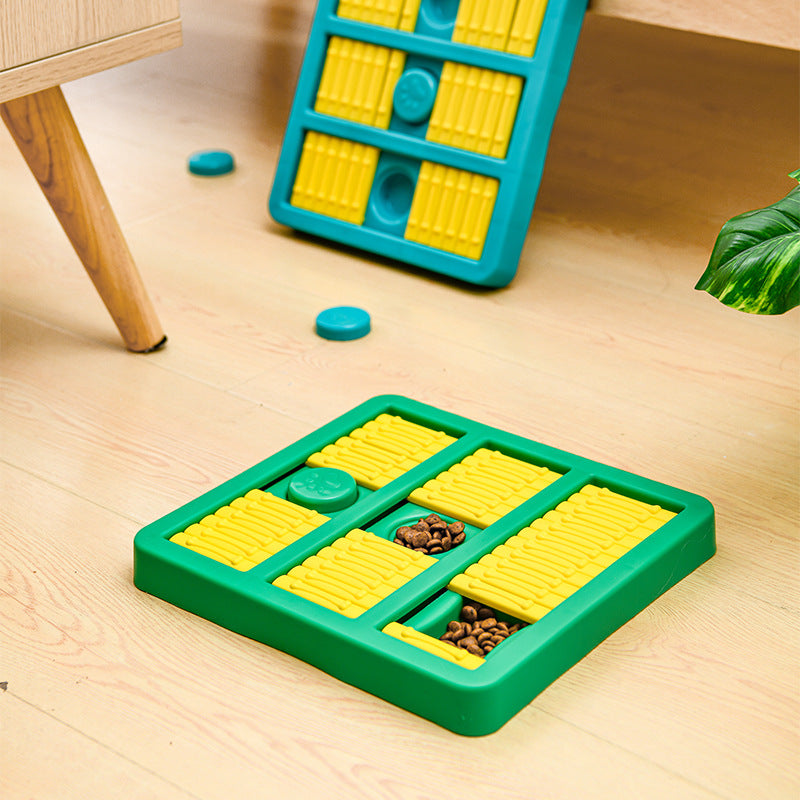 Rotating Interactive Educational Dog Toys Leaking Food Pet Slow