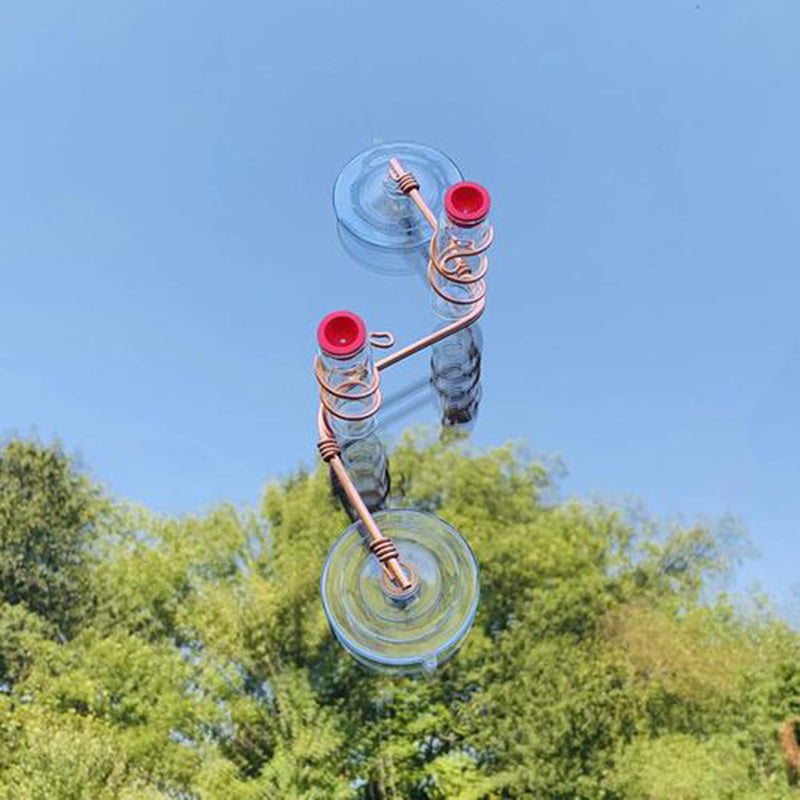 Garden Bird Feeder Supplies Hummingbird Drinker Suction Cup Easy To