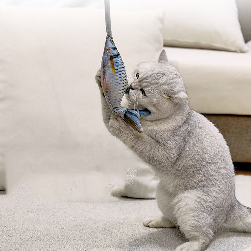 Creative Pet Funny Cat Artifact Simulation Fish Toy Interactive