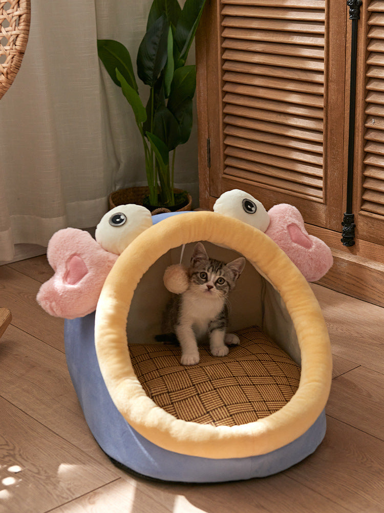 Cat Litter Four Seasons Universal Summer House Bed Villa Removable