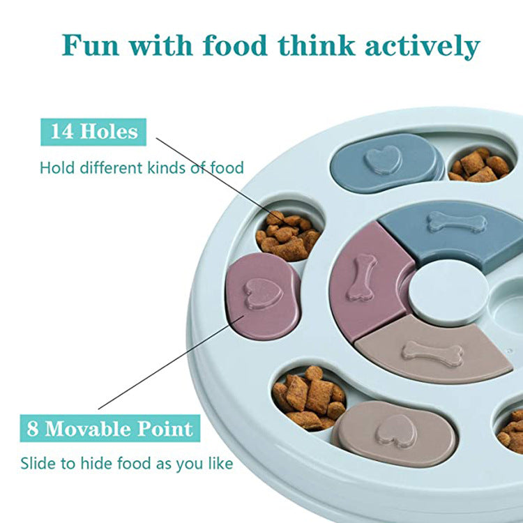 Manufacturers Stock Household Pets Dog Puzzle Feeding Bowls Puzzles