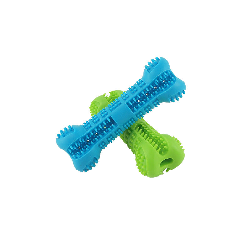 Pet Dog Silicone Bone Toothbrush Toy