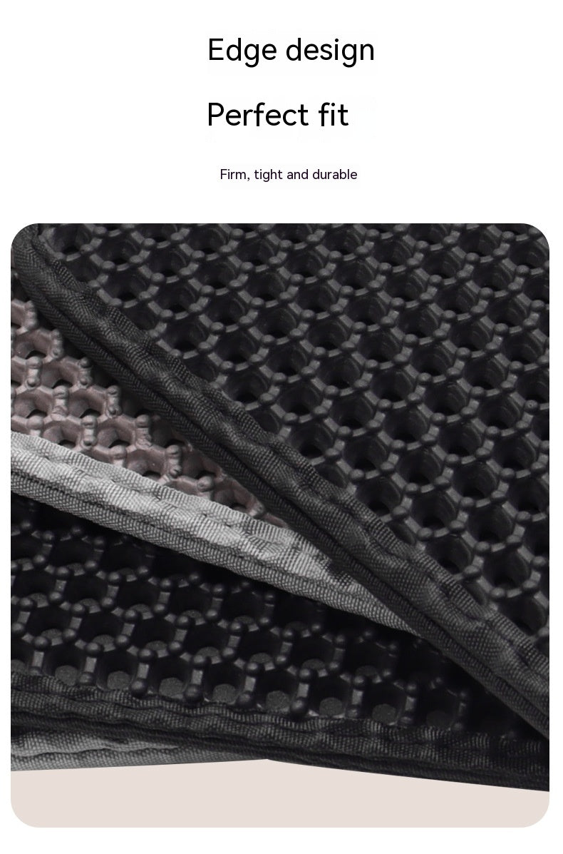 Pet Cat Eva Double Layer Basin Mat Anti-splash Filter Sand Toilet