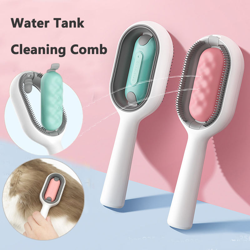 Cat Hair Brush With Water Sticky For Cats 4 In-1 Grooming Creative