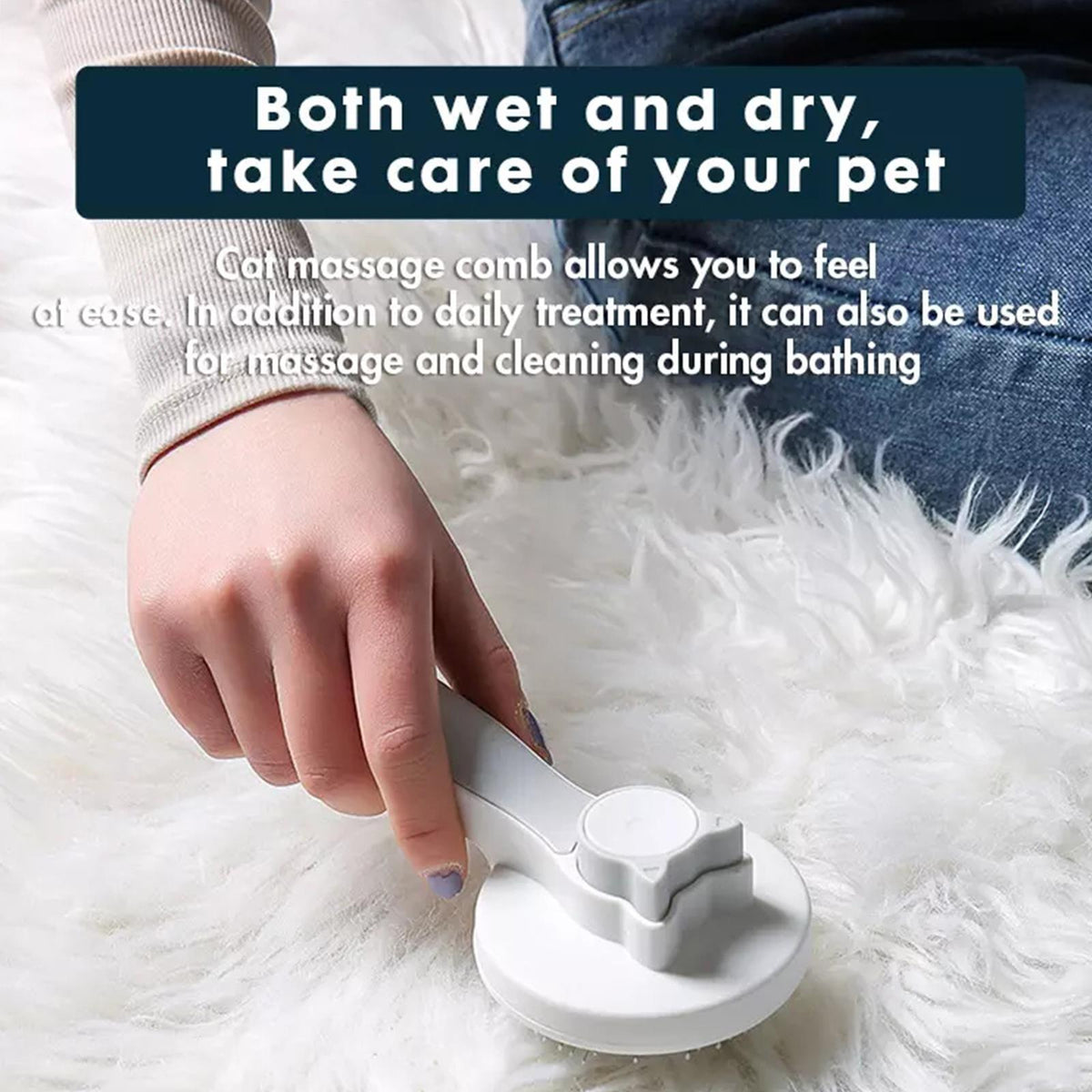 Pet Self Cleaning Cat Brushes Grooming Brush For Dogs Cats For Long