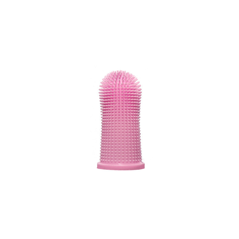 Soft Silicone Pet Finger Toothbrush With Case