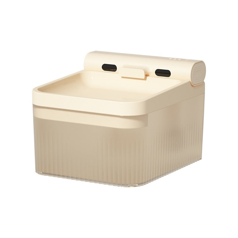 Plastic Pet Smart Water Dispenser Good-looking Triple Filter