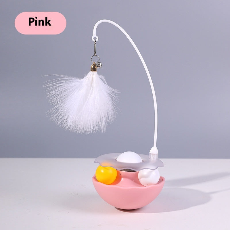 Cat Interactive Toy Funny Tumbler Kitten Exercise Catching Leaky