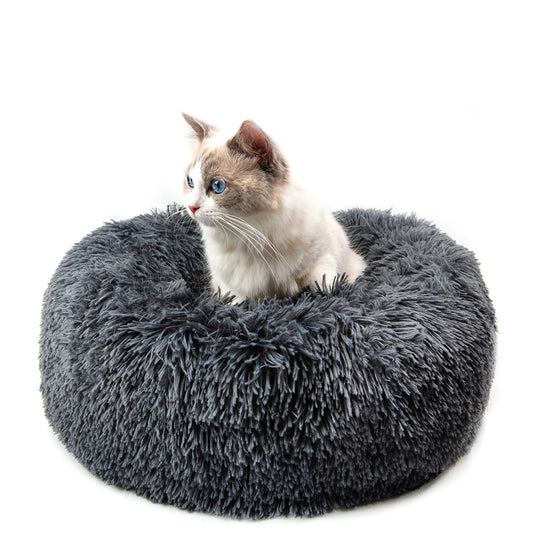 Dog Beds For Small Dogs Round Plush Cat Litter Kennel Pet Nest Mat
