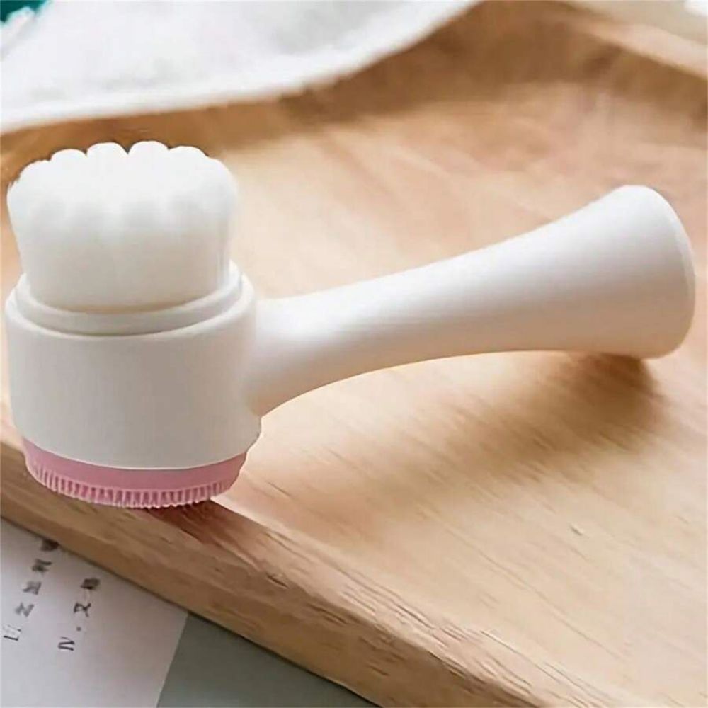 Easy Clean Nylon Pet Paw Brush Gentle Grooming And Massage Tool For