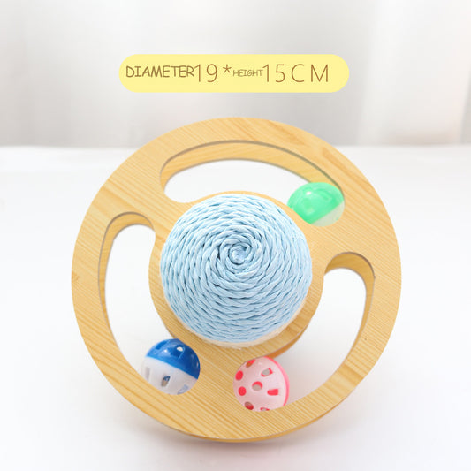 Sisal Rope Cat Scratcher Ball Toys Interactive Scratching Post