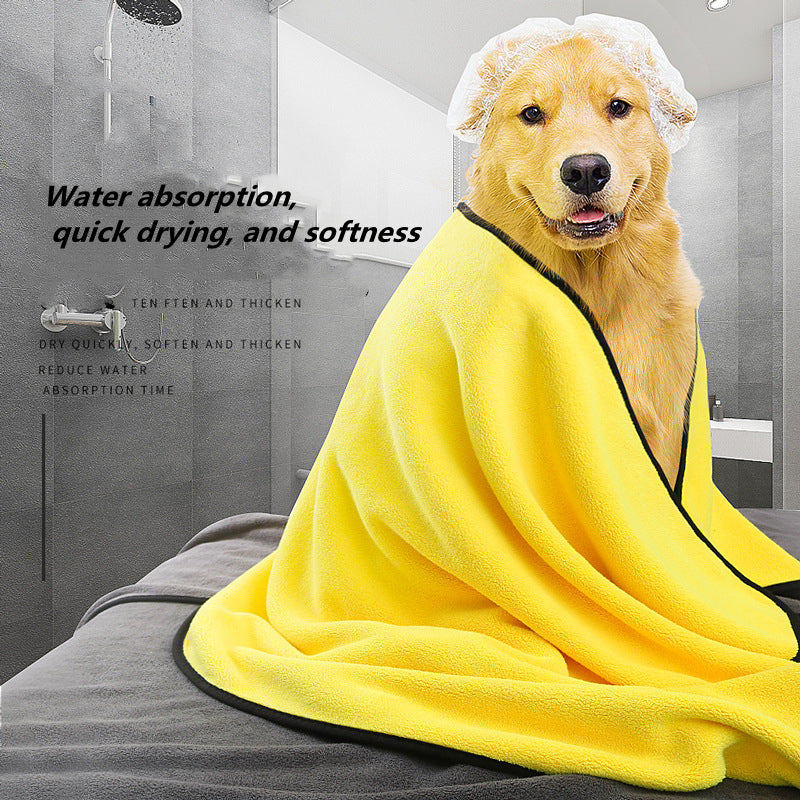 Dog Towels For Drying Dogs Towel Bath Quick-drying Pet And Cat Soft