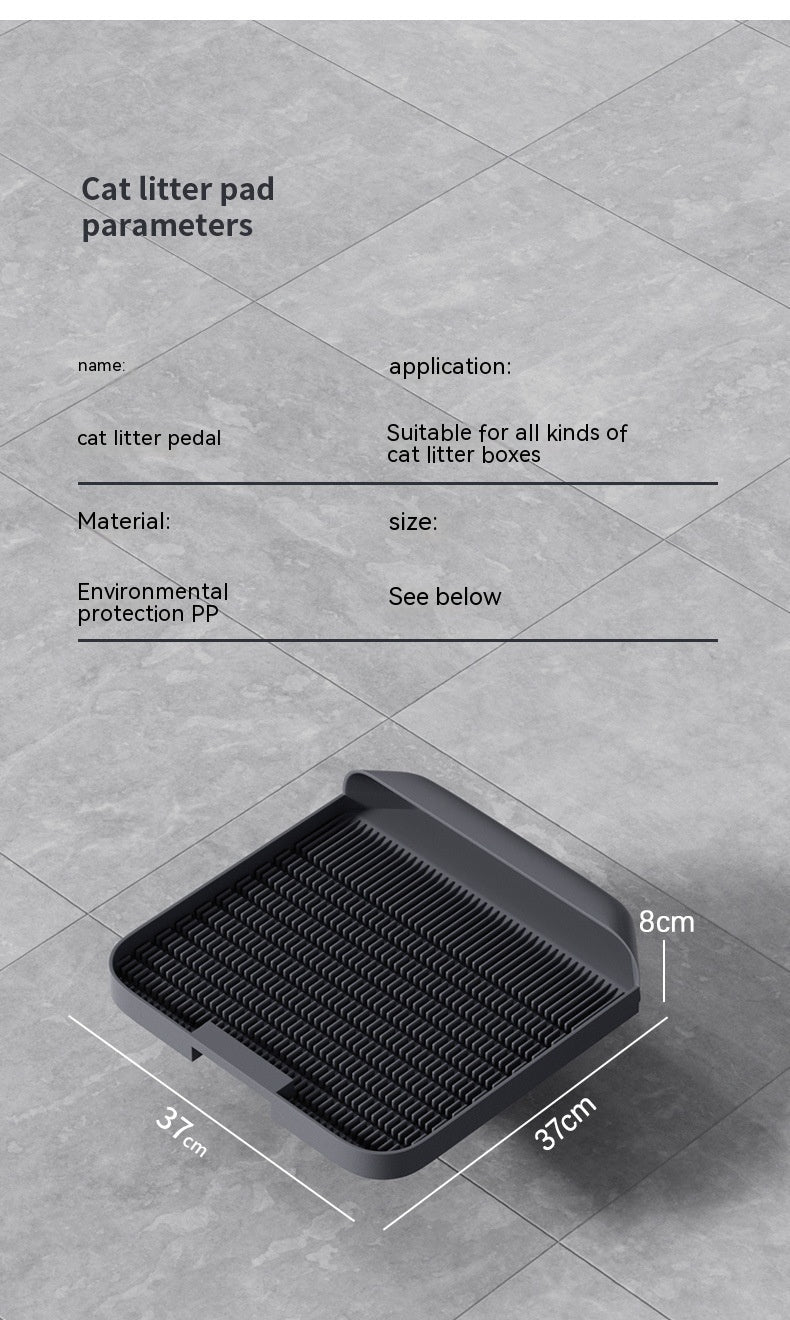 Cat Litter Pedal Box Pad Mat Pet Supplies