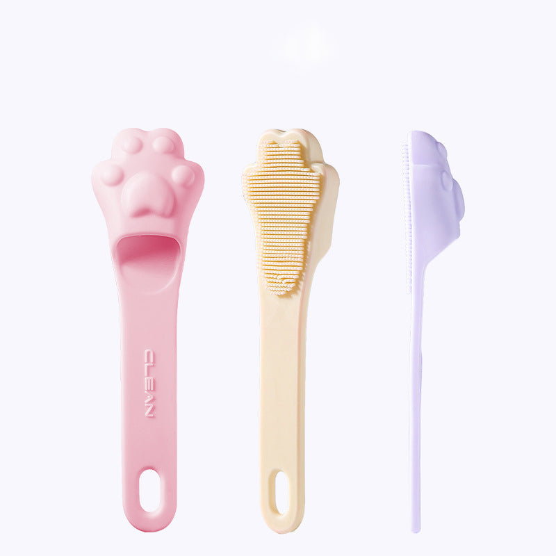 Silicone Toothbrush For Pets Food Grade Oral Cleaning Tool Finger