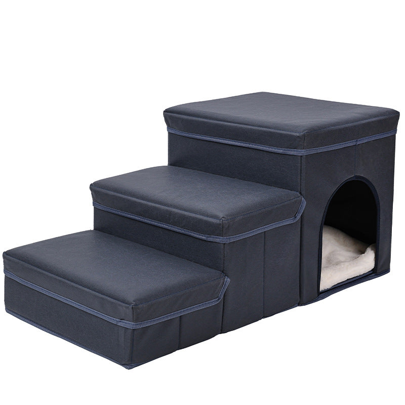 Cat Kennel Cage Multifunctional Dog Stairs Upper Bed Sofa Puppy