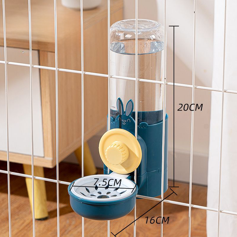 Hanging Automatic Food Water Dispenser Rabbit Feeders For Cages Pet
