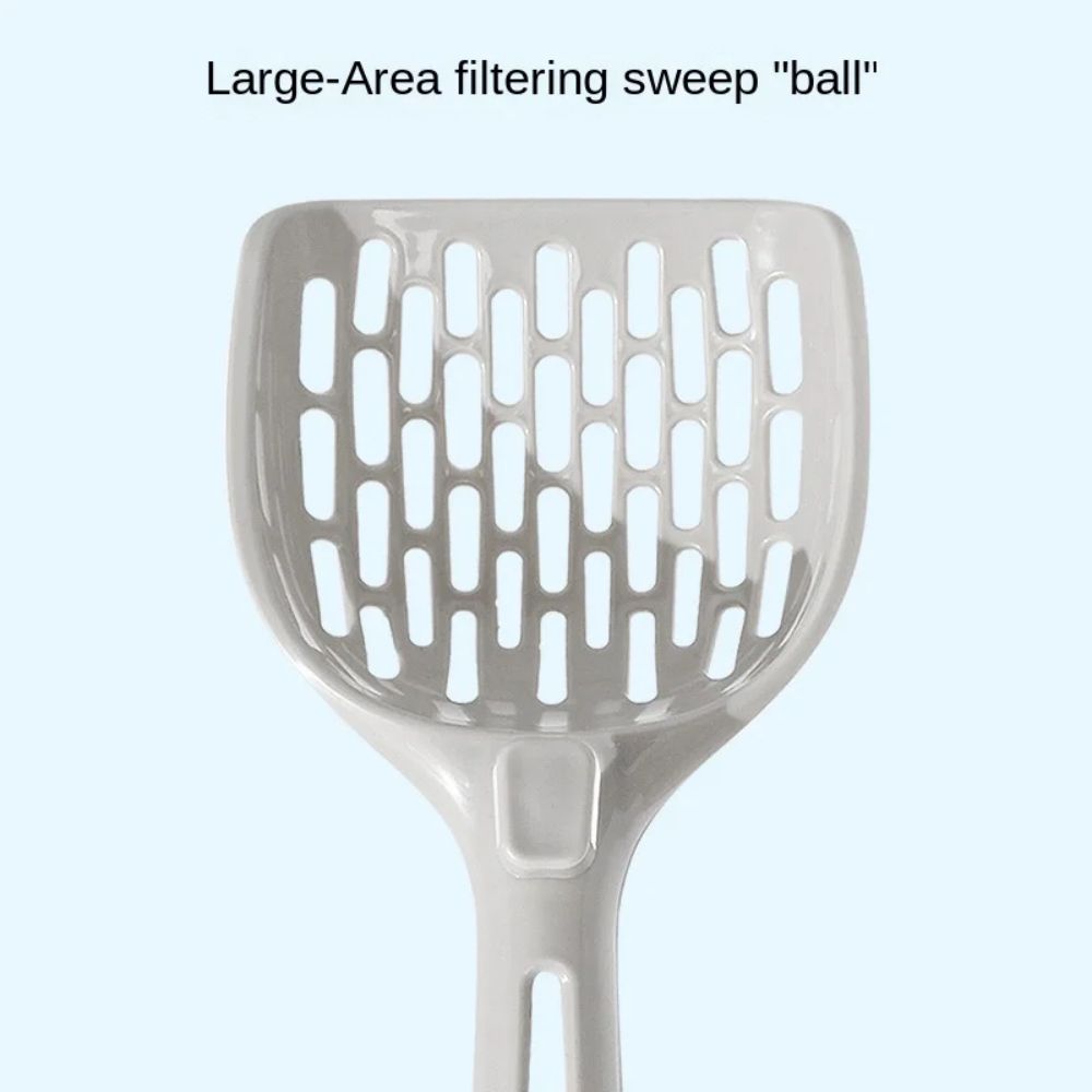 Cat Litter Scoop Plastic Shovel With Base Self Cleaning Box Kitten