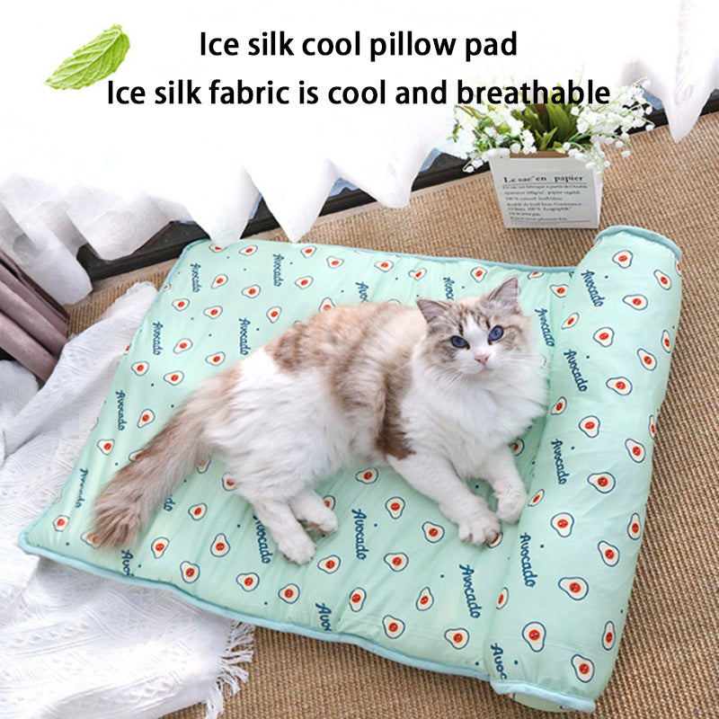 Dogs Mat Cooling Summer Pad For Cat Blanket Sofa Breathable Pet Dog