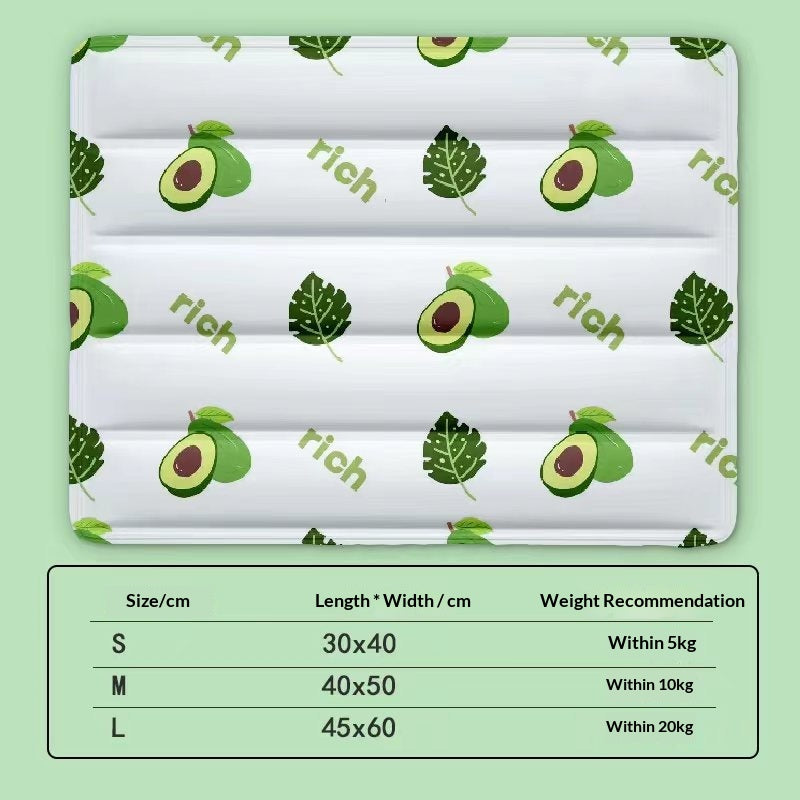 Pet Cooling Mat Dog Summer Cat Bed Sleeping Pad Ice