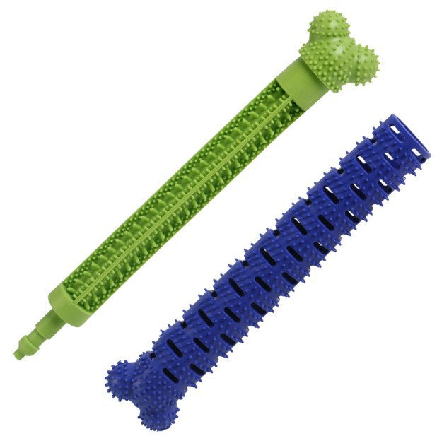 Blue Green Pet Molar Tooth Cleaner Brushing Stick Cleaning Supplies