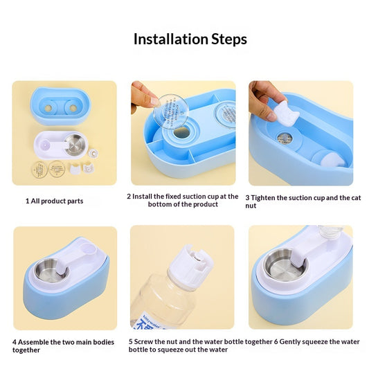 New Cat Water Fountain Filtered Cordless Pet Product