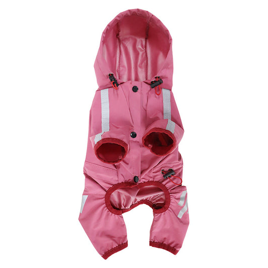 Dog Raincoat Full Package Four Feet Waterproof Rain Cape Pet