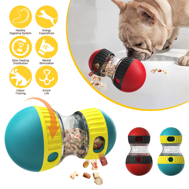 Food Dispensing Dog Toy Tumbler Leaky Ball Puzzle Toys Interactive