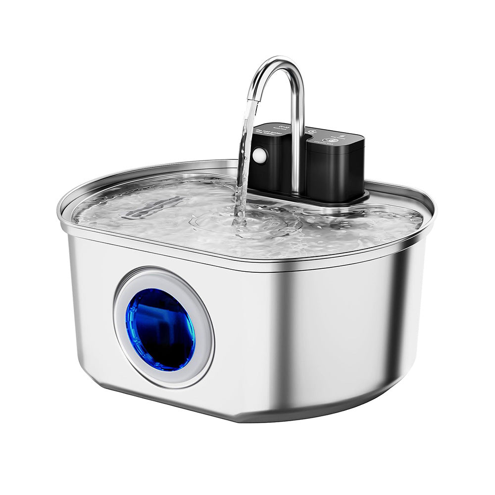 32l Pet Water Fountain Stainless Steel Automatic Induction Dispenser