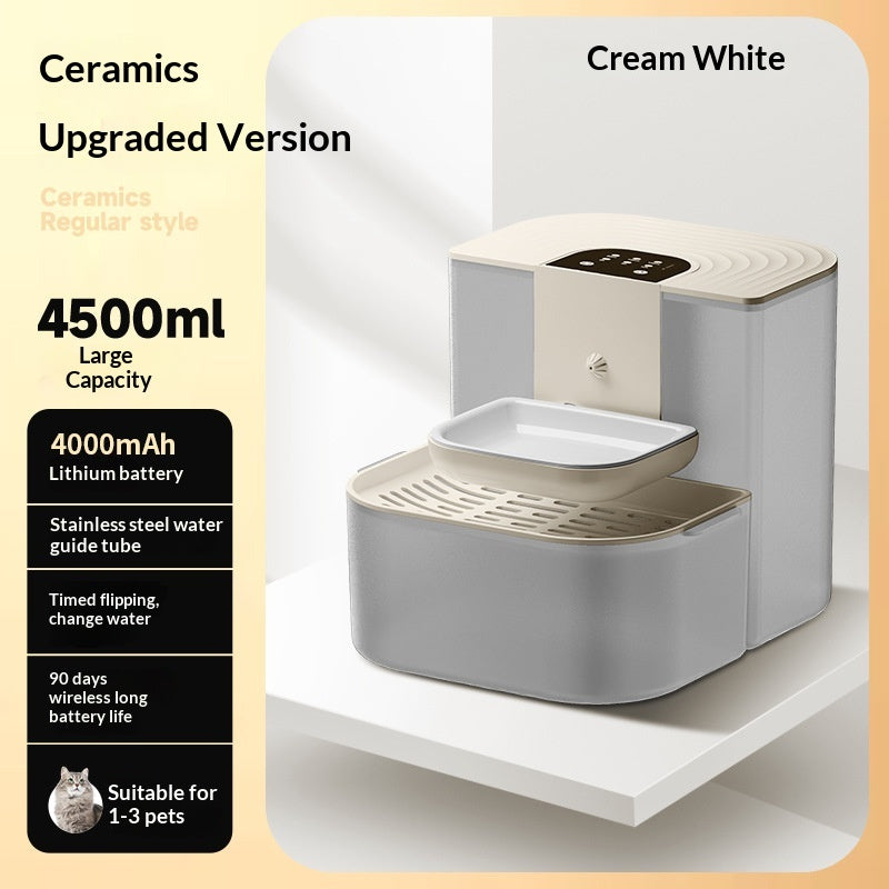 Thermostatically Controlled Plug-free Pet Water Fountain With