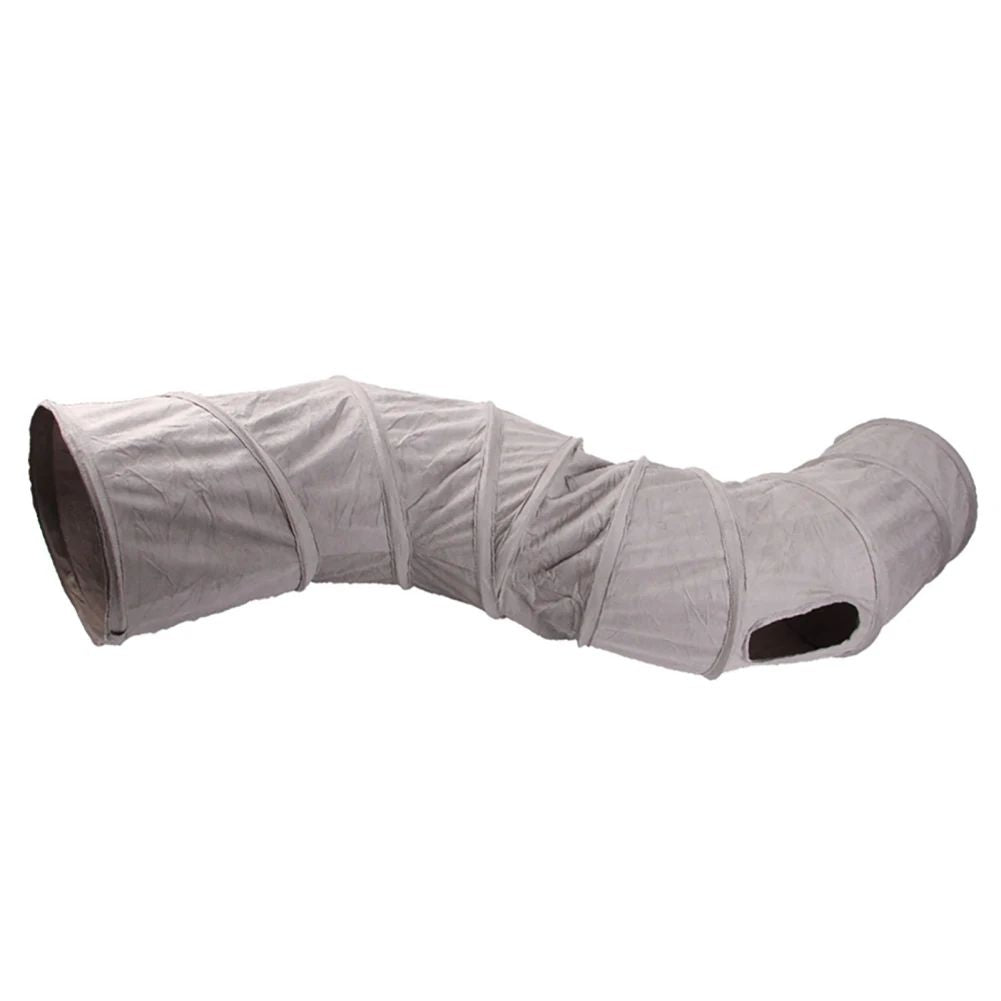 Cat Tunnel Collapsible S-shape Peekaboo Cave Play Tube Interactive