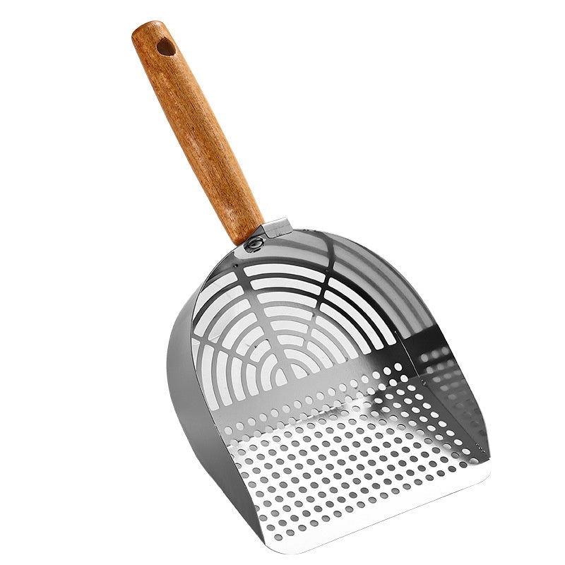 Simple Household Stainless Steel Cat Litter Scoop