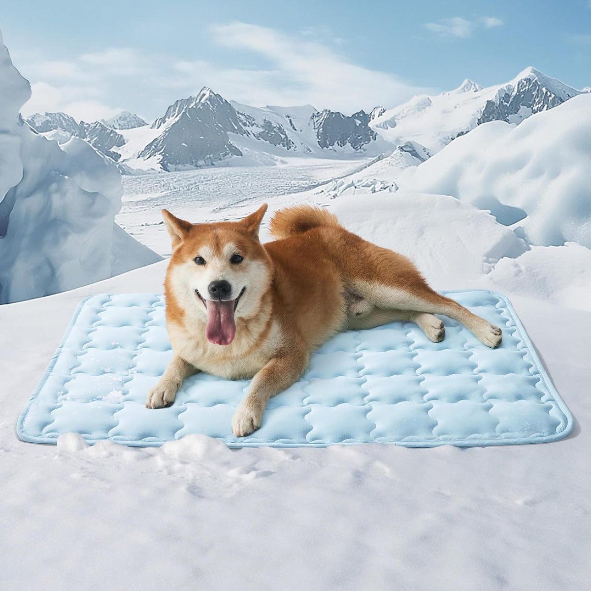 Machine-washable Cooling Pet Ice Mat