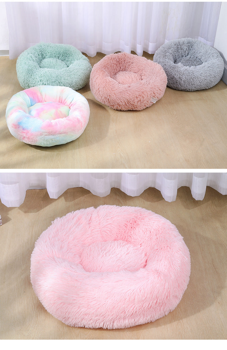 Cathouse Doghouse Large Medium And Small Dogs Warm Plush Round Pet
