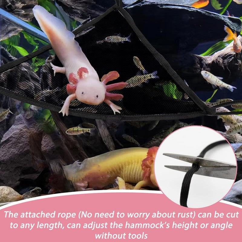 2-pack Pet And Reptile Hammock With 6 Suction Cups 1 Rope