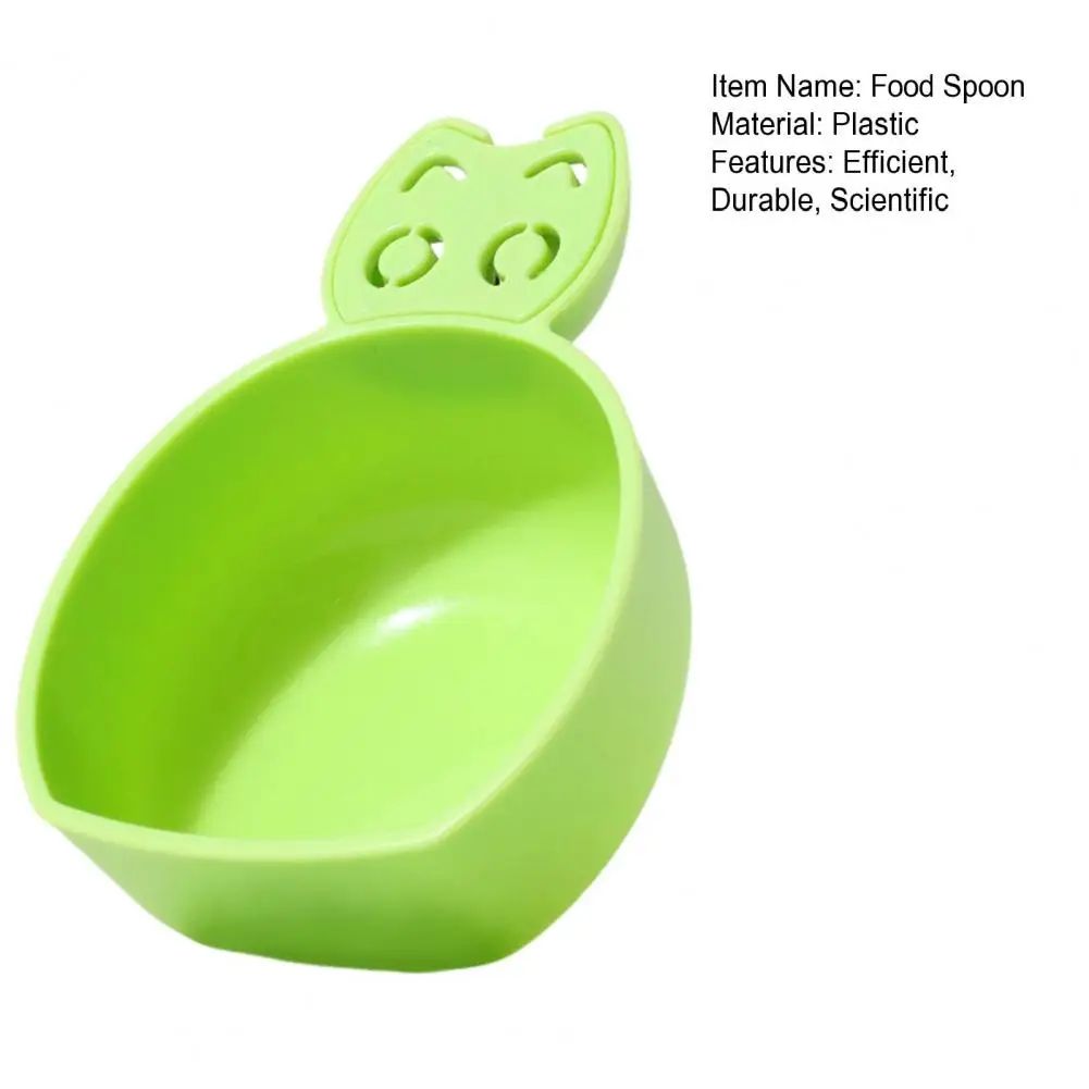 Pet Food Scoop Plastic Grain Spoon Multifunctional Timed