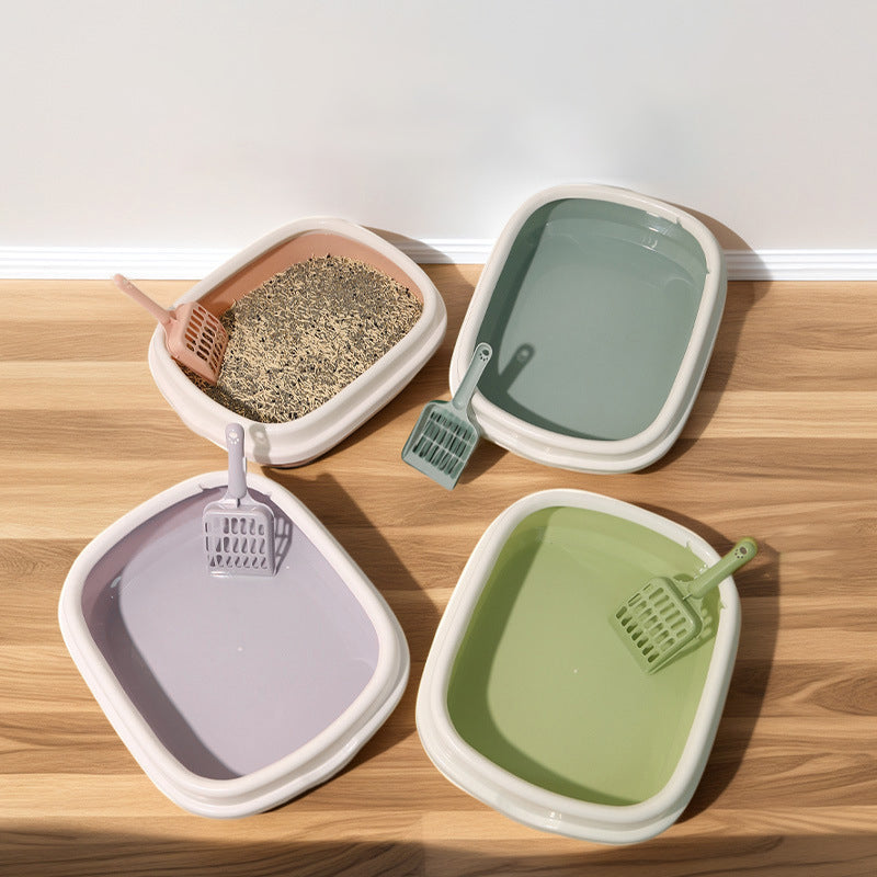Pet Toilet Bedpan Training Plastic Sand Litter Box Cat Dog Tray