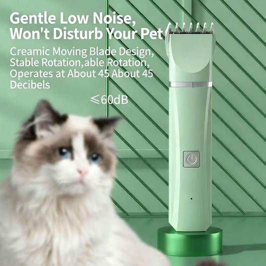 4-in-1 Pet Grooming Kit For Small Dogs Cats Professional Quiet
