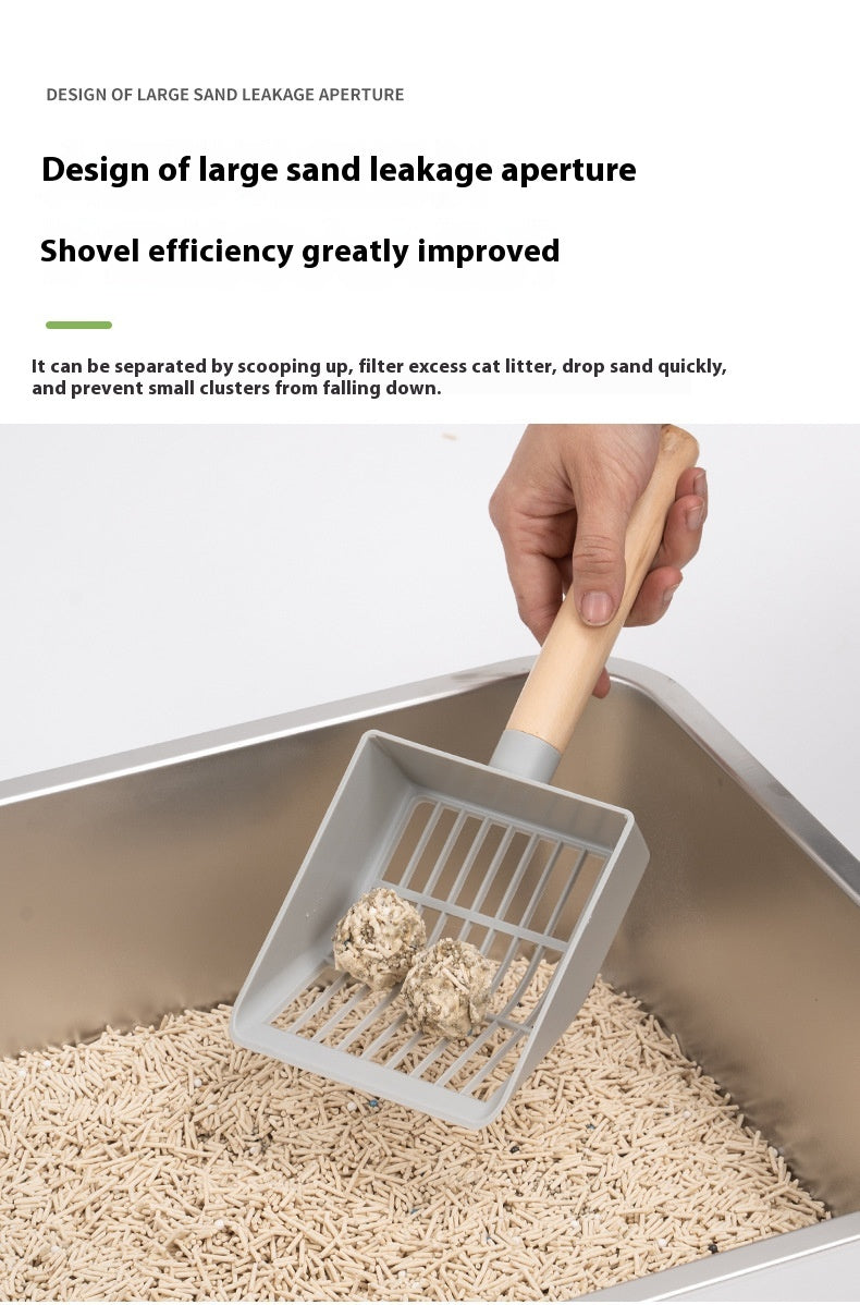 Alloy Litter Box Easy To Clean Widen And Thicken Leak-proof Sand