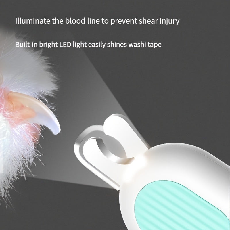 Dog And Cat Nail Clippers Pet Trimmers With LED Light And Circular