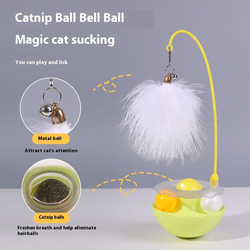 Cat Interactive Toy Funny Tumbler Kitten Exercise Catching Leaky