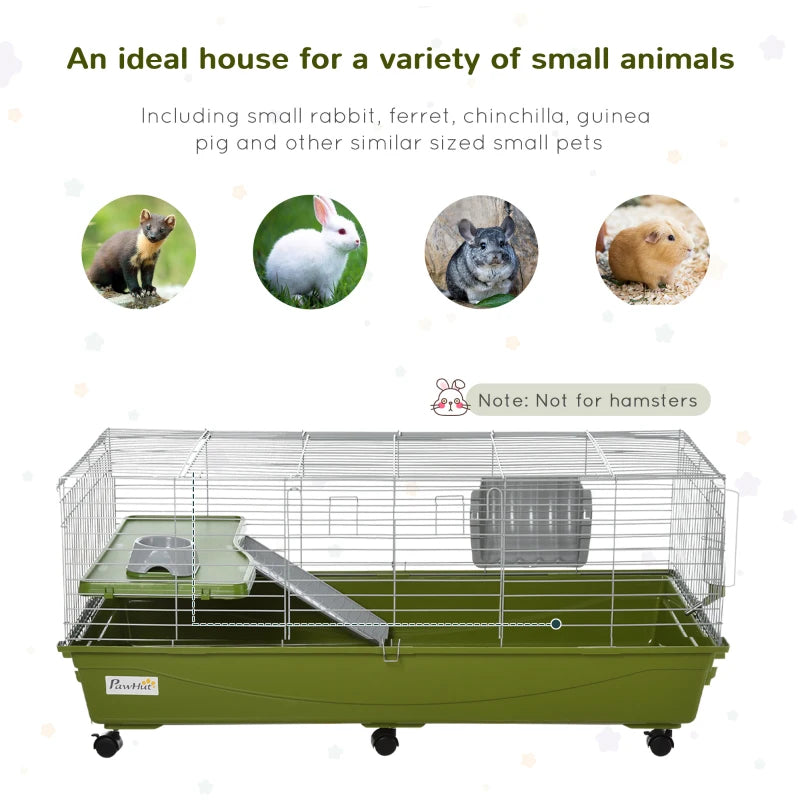47 Small Animal Cage Chinchilla Guinea Pig Hutch Pet House With