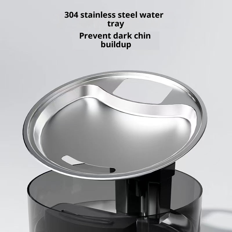 Stainless Steel Cat Water Fountain Wireless Cordless And Automatic
