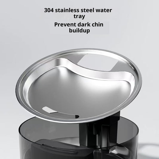 Stainless Steel Cat Water Fountain Wireless Cordless And Automatic