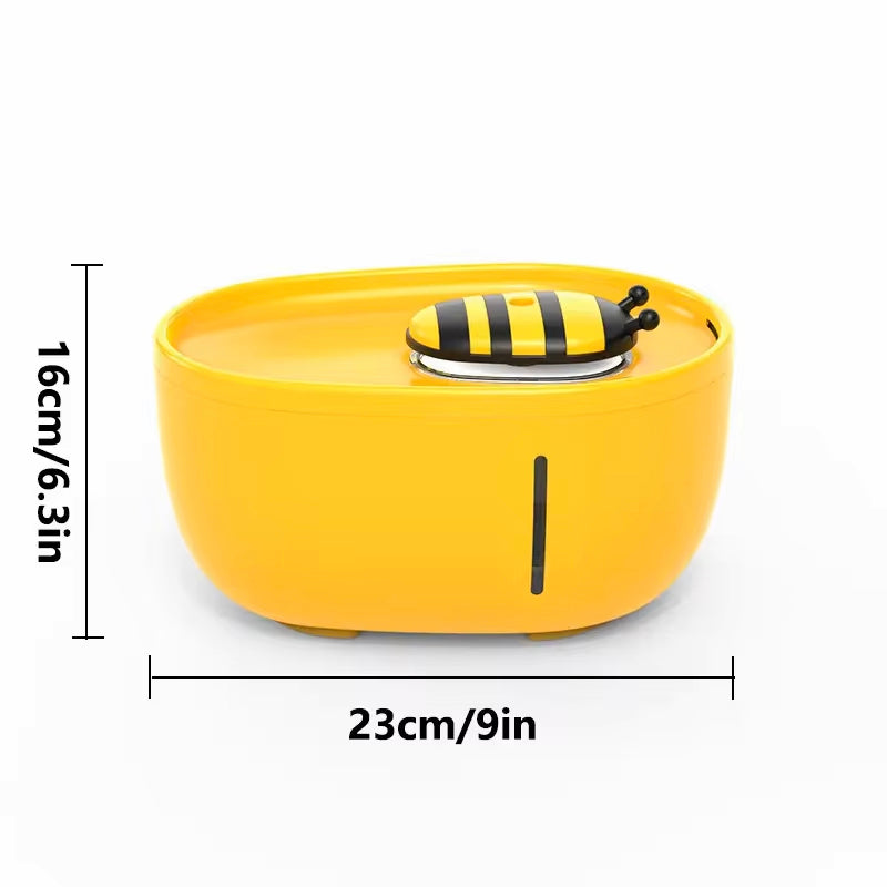 Cat Water Fountain Auto Filter USB Electric Mute Drinker Bowl