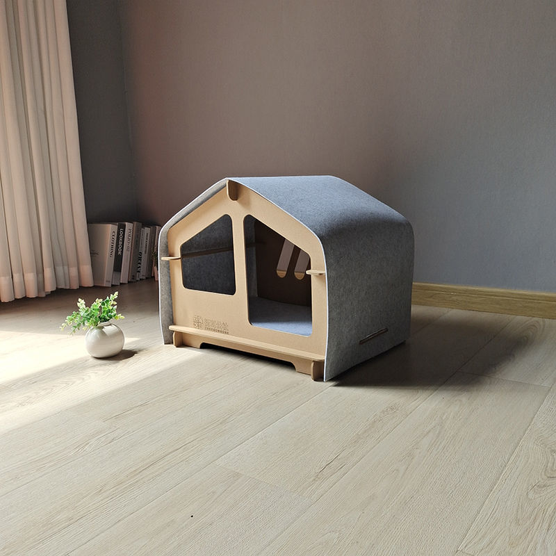 Wooden Cat House All Season Dog