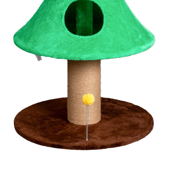 59in Large Tall Christmas Tree Cat Tower With 2 Condos Scratching
