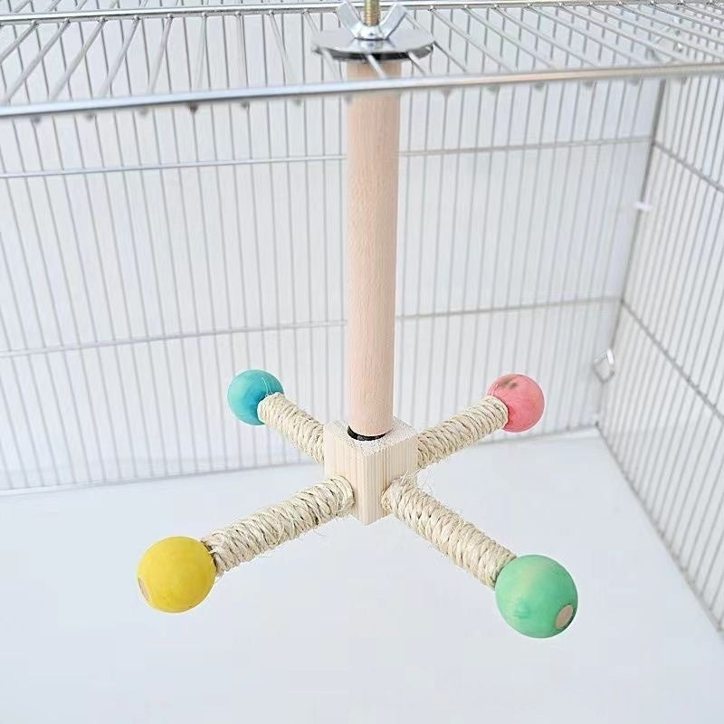 Parrot Spinning Windmill Amusement And Self-entertainment Toy