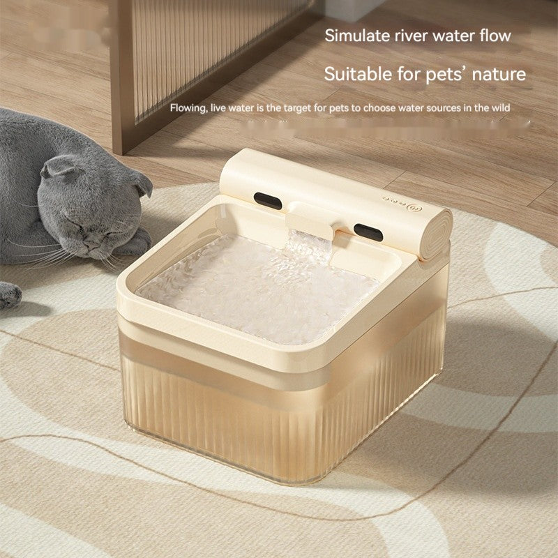 Plastic Pet Smart Water Dispenser Good-looking Triple Filter