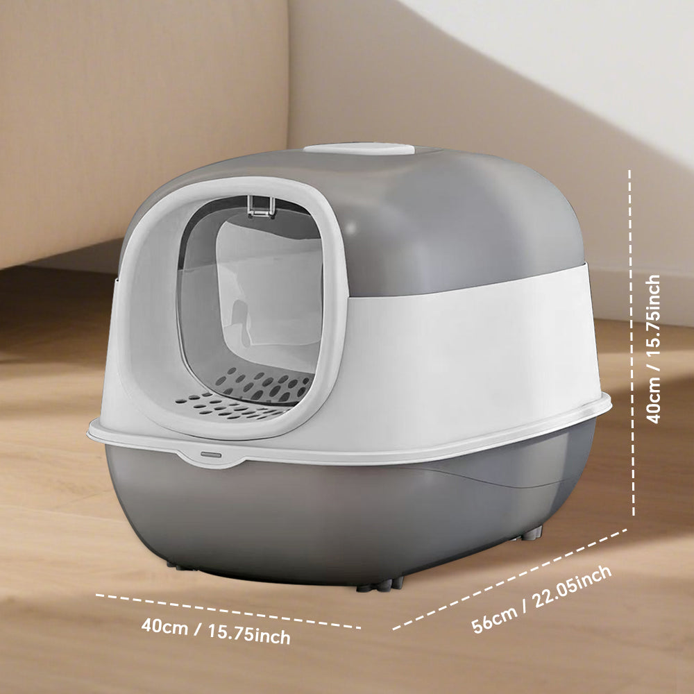 Antibacterial Odor-lock Fully Enclosed Cat Litter Box